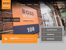 Tablet Screenshot of bosswonen.nl